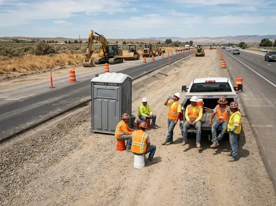 highway-road-construction-crew-007 — frequently asked questions, Porta Potty and Restroom Rentals in Ridgetop, TN